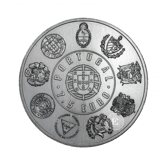 7.5 Eur pièce d'argent Maravilhas da Natureza, Portugal 2017