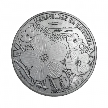 7.5 Eur sidabrinė moneta Gamtos stebuklai, Portugalija 2017