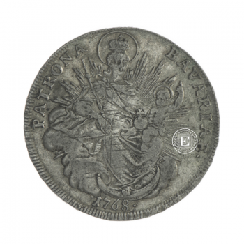 27.87 g sidabrinė moneta Madonnentaler, Vokietija  1768