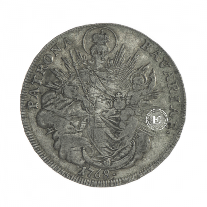 27.87 g  silver coin Madonnentaler, Germany 1768