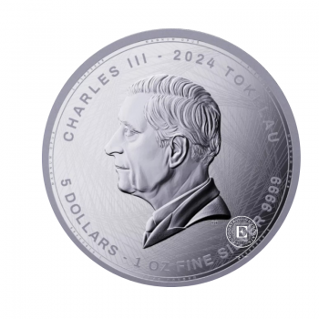 1 oz (31.10 g) sidabrinė moneta Magnum Opus, Niujė 2024