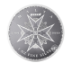 1 oz  pièce d'argent Maltese Cross, Malte 2024 (Tube)