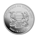 1 oz (31.10 g) pièce d'argent Mandala Buffalo, République du Tchad 2020