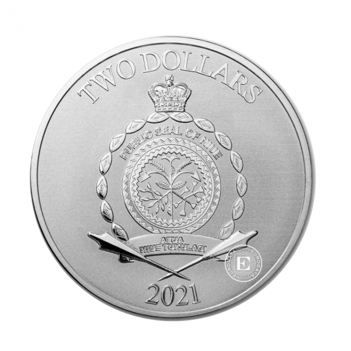 1 oz (31.10 g) silver coin Star Wars -  The Mandalorian, Niue 2021