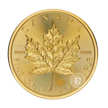 1 oz (31.10 g)  gold coin Maple Leaf, Canada 2025