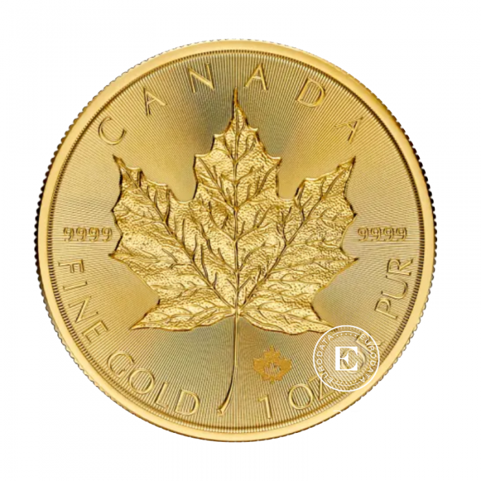 1 oz (31.10 g) Goldmünze Maple Leaf, Kanada 2025