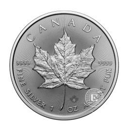 1 oz (31.10 g) srebrna moneta Maple Leaf, Kanada 2025
