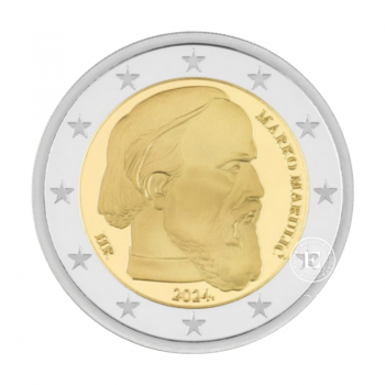 2 Eur moneta na karcie Marko Marulic, Chorwacja 2024