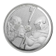 1 oz (31.10 g) sidabrinė moneta Marvel Captain America vs Thanos, Niujė 2025