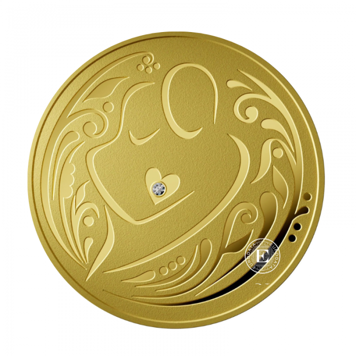 8 dollars (3.11 g) gold coin Love, Niue 2024 (with certificate)