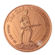 1 oz copper round Minuteman  2nd Amendment, USA random year