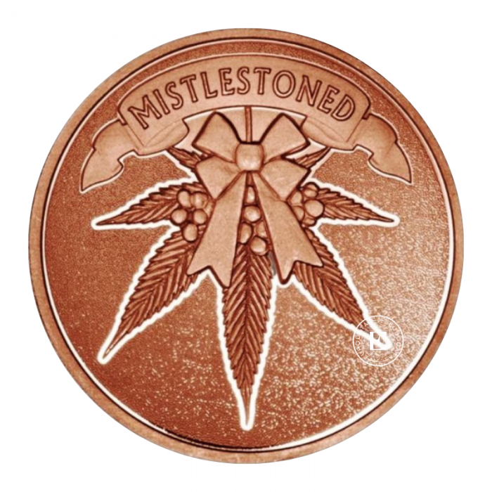 1 oz (31.10 g) varinė moneta Cannabis Mistlestoned, JAV (atsitiktiniai metai)