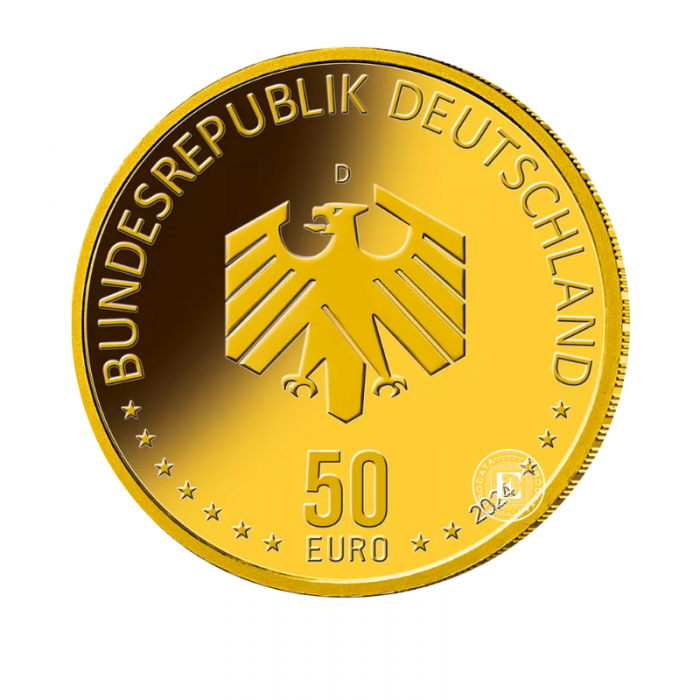 50 Eur (7.78 g) gold coin Mobility - D, F, G, J, Germany 2024 (with certificate)