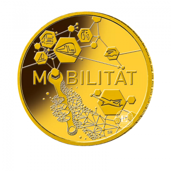 50 Eur (7.78 g) auksinė moneta Mobilumas  -  D, F, G, J, Vokietija 2024 (su sertifikatu)