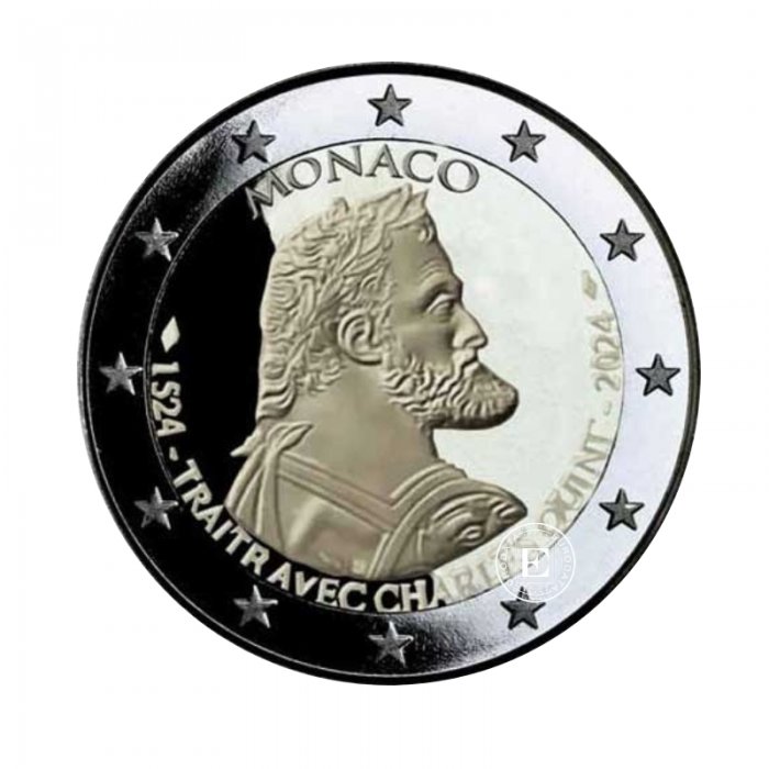 2 Eur PROOF moneta 500th anniversary of the Treaty of Burgos, Monako 2024 (z certyfikatem)