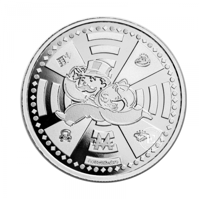 1 oz (31.10 g) srebrna moneta Monopoly, Samoa 2024