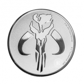 1 oz (31.10 g) srebrna moneta Star Wars - Mandalorian Mythosaur, Niue 2020