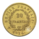 20 frankių (5.81 g) auksinė moneta Napoleon I - su karūna, Prancūzija (atsitiktiniai metai)