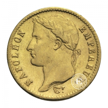 20 francs (5.81 g) pièce d'or Napoléon I - with crown, France (random year)