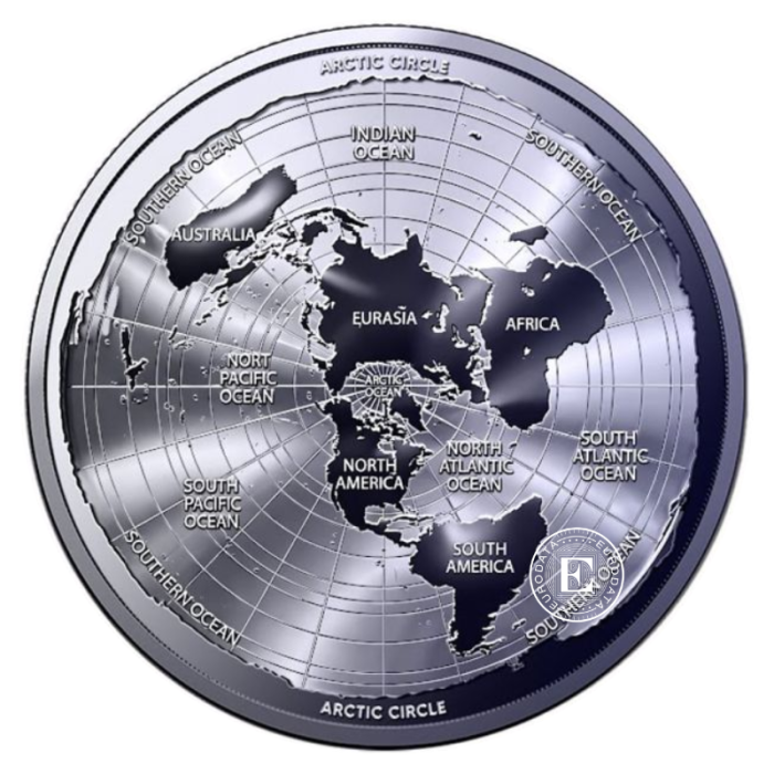 1 oz (31.10 g) pièce de titane New World Order, 2027
