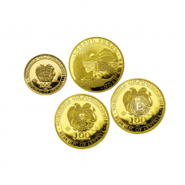 1 g pièce d'or Noah's Ark, Armenie (random year)