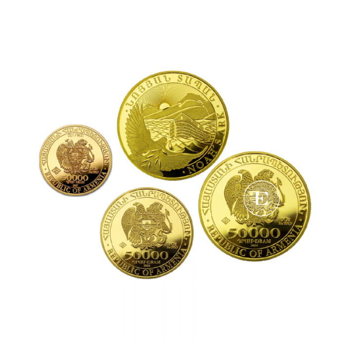 1 oz (31.10 g) goldmünze Noah's Ark, Armenien  (random year)