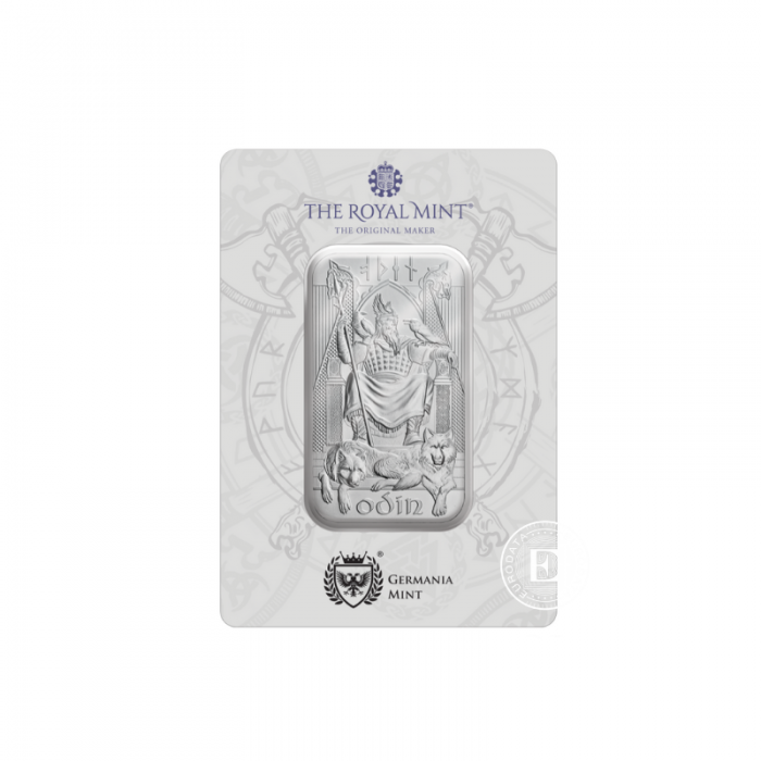 1 oz (31.10 g) sidabro luitas Norse Gods - Odin, The Royal Mint 999.9
