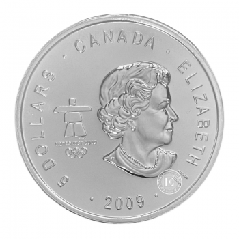 1 oz (31.10 g) silver coin Olympic Thunderbird Totem, Canada 2009