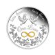 1 oz (31.10 g) silver colored  PROOF coin One Love, Australia 2026 (with certificate)