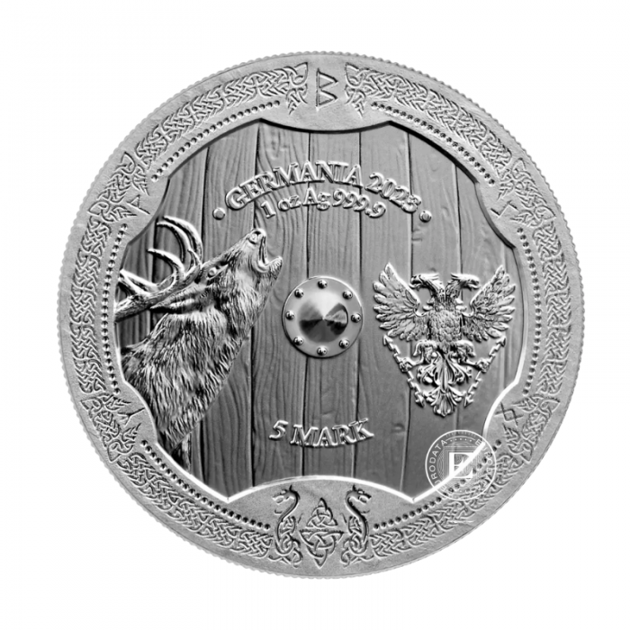 1 oz (31.10 g) sidabrinė moneta Valkyries - Ostara, Lenkija 2023