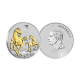 1 oz (31.10 g) pièce PROOF d'argent Lunar III - Year of  horse, Australie 2026 (partially gold-plated)
