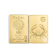 0.5 g investicinio aukso luitas Zodiac - Vėžys, PAMP 999.9