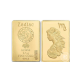 0.5 g investicinio aukso luitas Zodiac - Mergelė, PAMP 999.9