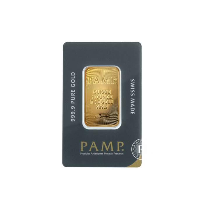 1 oz (31.10 g) Goldbarren, PAMP 999.9