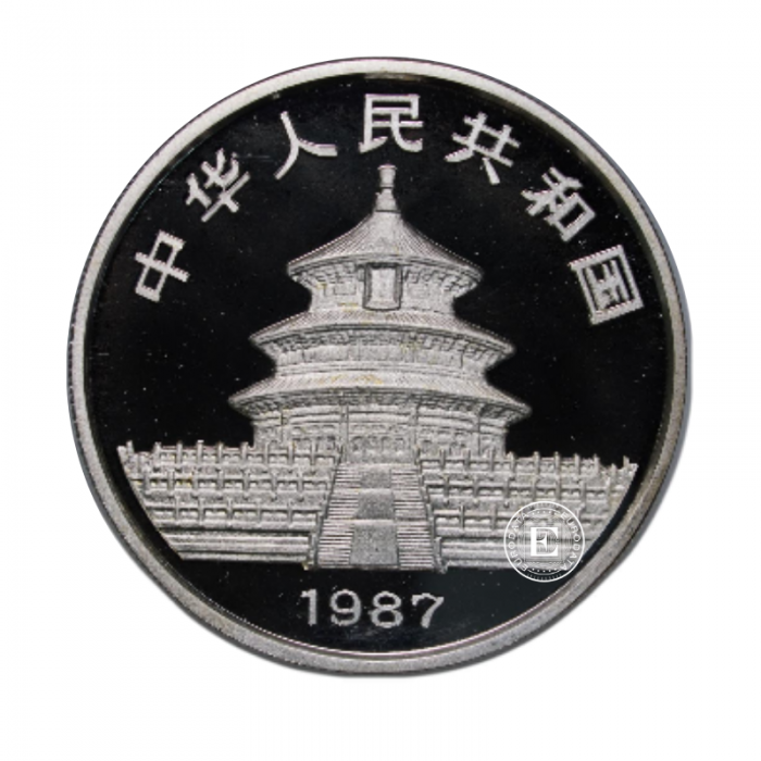 33.87 g silbermünze Panda, China 1987