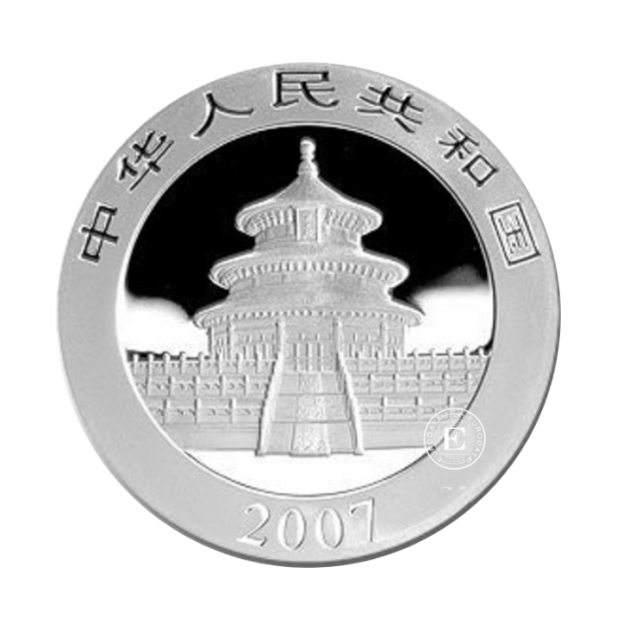 1 oz (31.10 g) silbermünze Panda, China 2007