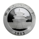 1 oz (31.10 g) sidabrinė moneta Panda - Black Impire Edition, Kinija 2012 (dalinai paauksuota)