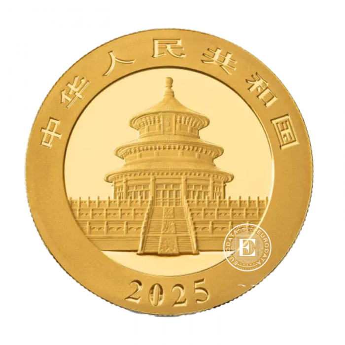 3 g gold coin Panda, China 2024