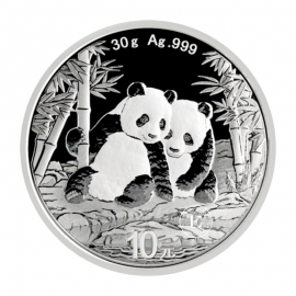 30 g Silbermünze Panda, China 2026