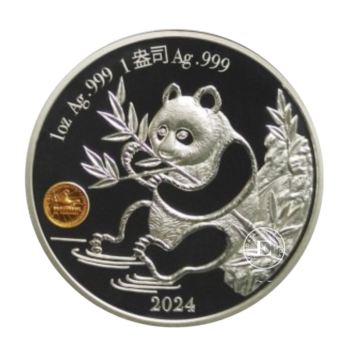 1 oz (31.10 g) pièce argent  PROOF Panda - ANA, Chine 2024