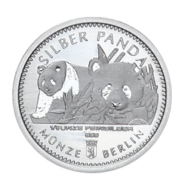 1 oz (31.10 g) sidabrinė moneta Panda, Vokietija 2016