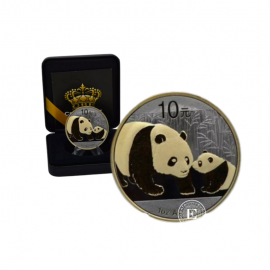 1 oz (31.10 g) pièce Panda -  Black Impire Edition, Chine 2011