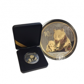 1 oz (31.10 g) pièce Panda -  Black Impire Edition, Chine 2012