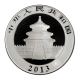 1 oz (31.10 g) srebrna moneta Panda -  Black Impire Edition, Chiny 2013
