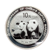 1 oz (31.10 g) srebrna moneta Panda - 20th Anniversary of Capital Market,  Chiny 2010