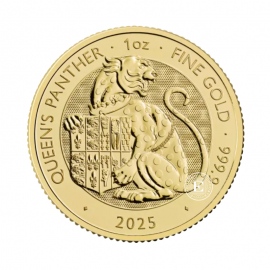 1 oz (31.10 g)  złota moneta The Royal Tudor Beasts - Panther, Wielka Brytania, 2025