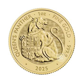 1 oz (31.10 g)  pièce d'or The Royal Tudor Beasts - Panther, Grande-Bretagne, 2025
