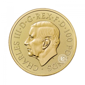 1 oz (31.10 g)  pièce d'or The Royal Tudor Beasts - Greyhound of Richmond, Grande-Bretagne, 2025
