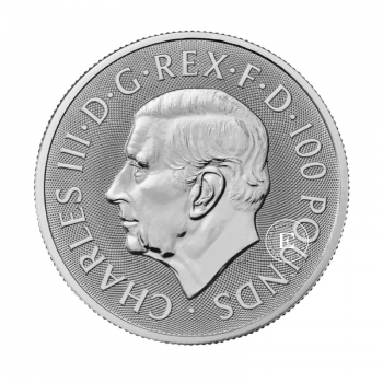 1 oz (31.10 g)  pièce d'platine The Royal Tudor Beasts - Panther, Grande-Bretagne, 2025