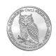 1 oz (31.10 g) sidabrinė moneta Šiaurinė mažoji pelėda, Tokelau 2021
